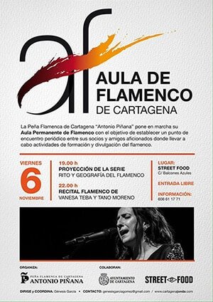 Vanessa Teba Cartel Flamenco Cartagena