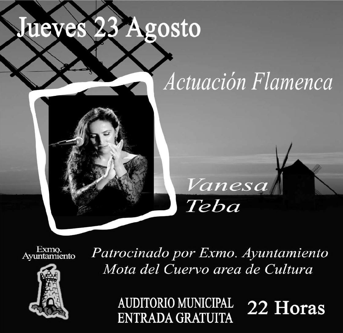 Vanessa Teba recital flamenco Biar-Alicante